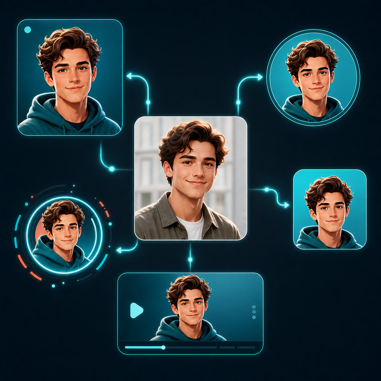 Generated avatar preview